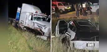 Tres heridos dejan violento choque entre camioneta y tráiler en Juliaca Tres heridos dejan violento choque entre camioneta y tráiler en Juliaca