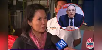 Keiko Fujimori sobre el ministro de Energía y Minas: "Una persona que tiene este tipo de acusaciones no debe ejercer este cargo" Keiko Fujimori sobre el ministro de Energía y Minas: "Una persona que tiene este tipo de acusaciones no debe ejercer este cargo"
