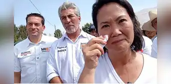 Arequipa: Keiko Fujimori indica que siempre da la cara, pero continúa su campaña a escondidas