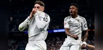 Real Madrid venció al Atlético de Madrid en un derbi de golazos y sigue cerca del Barcelona en LaLiga Real Madrid venció al Atlético de Madrid en un derbi de golazos y sigue cerca del Barcelona en LaLiga