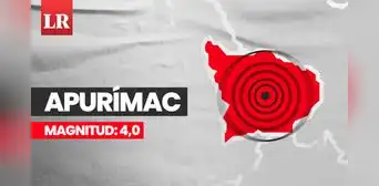 Temblor en Apurímac: sismo de magnitud 4,0 remeció Chalhuanca, según IGP