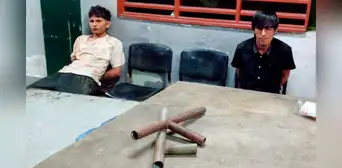 Iquitos: intervienen a dos jóvenes con armas artesanales tras pelea entre barristas Iquitos: intervienen a dos jóvenes con armas artesanales tras pelea entre barristas