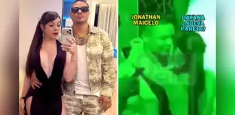 ¡Nuevo amor! Jonathan Maicelo es ampayado besándose con exconductora de televisión en discoteca