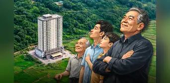 Una familia china impacta al construir un edificio de 15 plantas exclusivo para sus 100 familiares y con estacionamiento subterráneo Una familia china impacta al construir un edificio de 15 plantas exclusivo para sus 100 familiares y con estacionamiento subterráneo