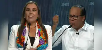 Fiorella Molinelli increpa a Roberto Sánchez: "Castillo nos dio un golpe de Estado fallido y nos dejó a Boluarte"
