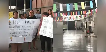 Niños en Santa Anita llevan una década estudiando en una losa deportiva por falta de salones Niños en Santa Anita llevan una década estudiando en una losa deportiva por falta de salones