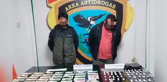 Arequipa: caen dos sujetos que comercializaban droga con servicio delivery