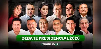 Debate presidencial 2026: verificaciones EN VIVO de las declaraciones de los candidatos este 25 de marzo Debate presidencial 2026: verificaciones EN VIVO de las declaraciones de los candidatos este 25 de marzo
