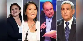 Keiko Fujimori y Mesías Guevara otra vez en el debate: López Aliaga y Pérez Tello se suman a la confrontación Keiko Fujimori y Mesías Guevara otra vez en el debate: López Aliaga y Pérez Tello se suman a la confrontación