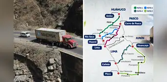 Semana Santa: MTC habilitará cinco rutas alternas a la Carretera Central para evitar congestión