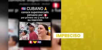 Video de ciudadano cubano emocionado por conocer un supermercado por primera vez fue grabado en República Dominicana, no en Perú