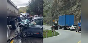 Múltiple choque en Carretera Central: 10 heridos y un conductor detenido tras grave accidente en ruta La Oroya-Pasco Múltiple choque en Carretera Central: 10 heridos y un conductor detenido tras grave accidente en ruta La Oroya-Pasco