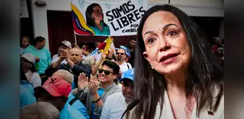 María Corina Machado celebra reapertura de Vente Venezuela en Caracas y asegura que "estamos muy cerca de la libertad" María Corina Machado celebra reapertura de Vente Venezuela en Caracas y asegura que "estamos muy cerca de la libertad"