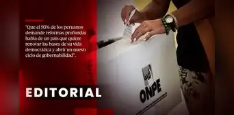 El próximo voto debe ser un mandato de cambio El próximo voto debe ser un mandato de cambio
