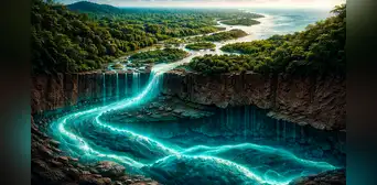 Un espejo geológico en Sudamérica: la corriente de agua subterránea más larga de la Tierra que recorre 6.000 km bajo el Amazonas