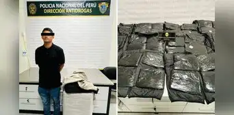 Hombre es detenido en aeropuerto Jorge Chávez con droga valorizada en más de S/1.000.000 con destino a Londres
