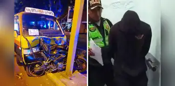 Chofer persigue y embiste a sujetos que intentaron incendiar su combi en SMP: les habrían ofrecido S/100
