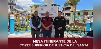 Población de Cabana se benefició con Feria Itinerante organizada por el Módulo de Justicia de Pallasca