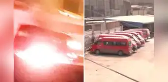 Nuevo ataque contra 'Los Rojitos': delincuentes incendian unidad en SJM a pocas semanas de la muerte de chofer