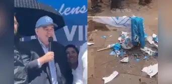 Elecciones 2026: reciben con huevos a López Aliaga en Andahuaylas y queman su propaganda Elecciones 2026: reciben con huevos a López Aliaga en Andahuaylas y queman su propaganda