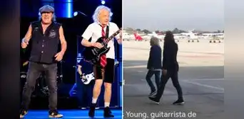 Integrantes de la banda AC/DC sorprendieron con su inesperada visita a Perú tras histórico concierto en Argentina, reportó el fanpage Heavy Metal Perú