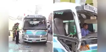 Choque entre buses que competían por pasajeros deja más de 10 heridos en el Rímac Choque entre buses que competían por pasajeros deja más de 10 heridos en el Rímac