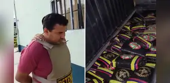 Detienen en Tumbes a ecuatoriano que transportaba más de 700 kilos de marihuana valorizados en S/1 millón