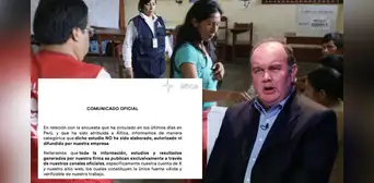 Áltica, encuestadora mexicana, niega un sondeo a favor de López Aliaga: "No ha sido elaborado por nuestras empresas" Áltica, encuestadora mexicana, niega un sondeo a favor de López Aliaga: "No ha sido elaborado por nuestras empresas"