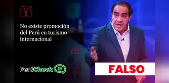 Es falso que en el Perú no exista promoción turística internacional, como indica el plan de gobierno de Yonhy Lescano Es falso que en el Perú no exista promoción turística internacional, como indica el plan de gobierno de Yonhy Lescano