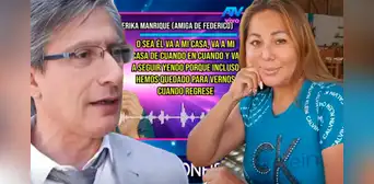 Mujer ampayada con Federico Salazar revela que periodista la visita en su casa y los seguirán viendo juntos: "Soy libre y él también"