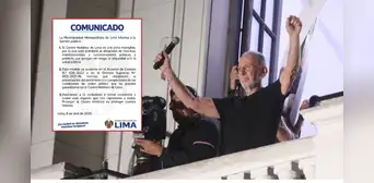 Municipalidad de Lima informa que está prohibido concentraciones en el centro tras mitin de Ricardo Belmont