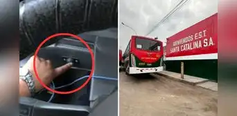 Con su propio dinero: buses de la empresa Santa Catalina ahora cuentan con cámaras y botón de pánico ante ola de inseguridad