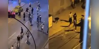 Presuntos hinchas de la "U" y Sporting Cristal protagonizan violento enfrentamiento en plena vía pública en Breña