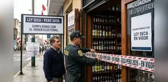 Empezó la Ley Seca por Elecciones Perú 2026: restricciones y hasta cuándo rige
