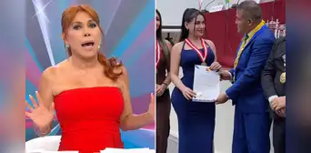 Magaly Medina critica a parlamentario Javier Arce por condecorar a exmodelo: “Una ridiculez”