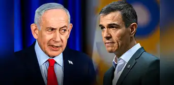 Netanyahu acusa a España de librar "una guerra diplomática" contra Israel y advierte que pagará "un precio inmediato" Netanyahu acusa a España de librar "una guerra diplomática" contra Israel y advierte que pagará "un precio inmediato"