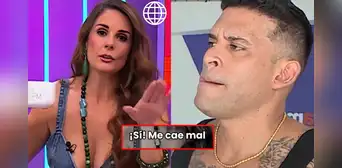 Rebeca Escribens se sincera en vivo sobre Christian Domínguez en ‘América hoy’: "Me cae mal su comportamiento"