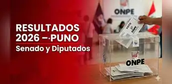 Resultados Elecciones 2026 Puno EN VIVO: conteo de votos oficial ONPE para senador y diputados