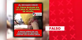 Sí arrojaron bolsa de basura al hermano de César Acuña, pero NO en la antesala de las Elecciones Generales 2026 Sí arrojaron bolsa de basura al hermano de César Acuña, pero NO en la antesala de las Elecciones Generales 2026