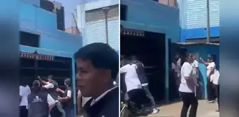 Caos en San Juan de Miraflores: Ciudadanos protestan e intentan ingresar a la fuerza a local para exigir su derecho al voto Caos en San Juan de Miraflores: Ciudadanos protestan e intentan ingresar a la fuerza a local para exigir su derecho al voto