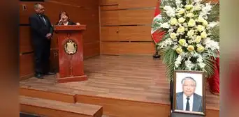 Jueces y personal judicial rindieron homenaje póstumo a exmagistrado César Castillo Palacios
