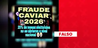Es falso que no se instalaron el 25% de mesas de sufragio a nivel nacional durante jornada electoral Es falso que no se instalaron el 25% de mesas de sufragio a nivel nacional durante jornada electoral