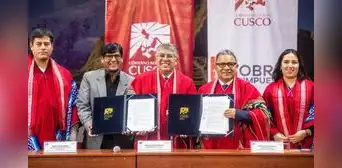 Antapaccay y gobierno regional del Cusco suscriben convenios por s/ 19.2 millones para mejorar acceso a agua y saneamiento en Espinar