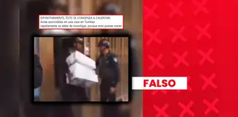 Es falso que PNP decomisara material electoral de una casa en Tumbes tras las Elecciones Generales 2026 Es falso que PNP decomisara material electoral de una casa en Tumbes tras las Elecciones Generales 2026