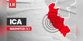 Temblor en Ica: sismo de magnitud 5,1 remeció hoy Pisco, reporta el IGP