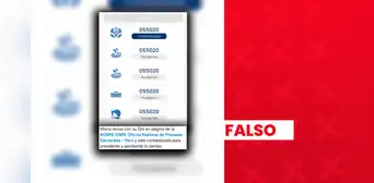 Es falso que puedas verificar si tu voto fue contabilizado en la plataforma de resultados de la ONPE: solo muestra resultados por mesa de sufragio