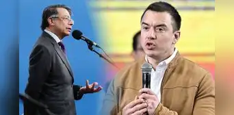 Daniel Noboa llama a Colombia su "peor socio comercial" ante tensiones con Petro