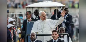El papa León XIV llama a la “justicia y el fin de la corrupción” ante una multitud de 100.000 fieles en Angola