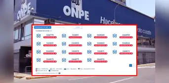 Elecciones 2026: ONPE reporta 50 actas siniestradas y 30 extraviadas en distritos de Lima
