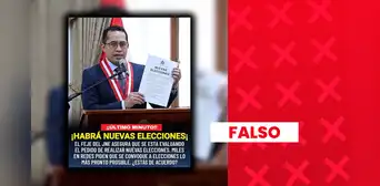 Es falso que el presidente del JNE, Roberto Burneo, haya anunciado nuevas elecciones Es falso que el presidente del JNE, Roberto Burneo, haya anunciado nuevas elecciones